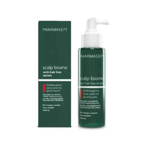 Pharmasept Scalp Biome Anti-Hair Loss Serum &Omicron;&rho;ό&sigmaf; &kappa;&alpha;&tau;ά &tau;&eta;&sigmaf; &Tau;&rho;&iota;&chi;ό&pi;&tau;&omega;&sigma;&eta;&sigmaf; 100ml