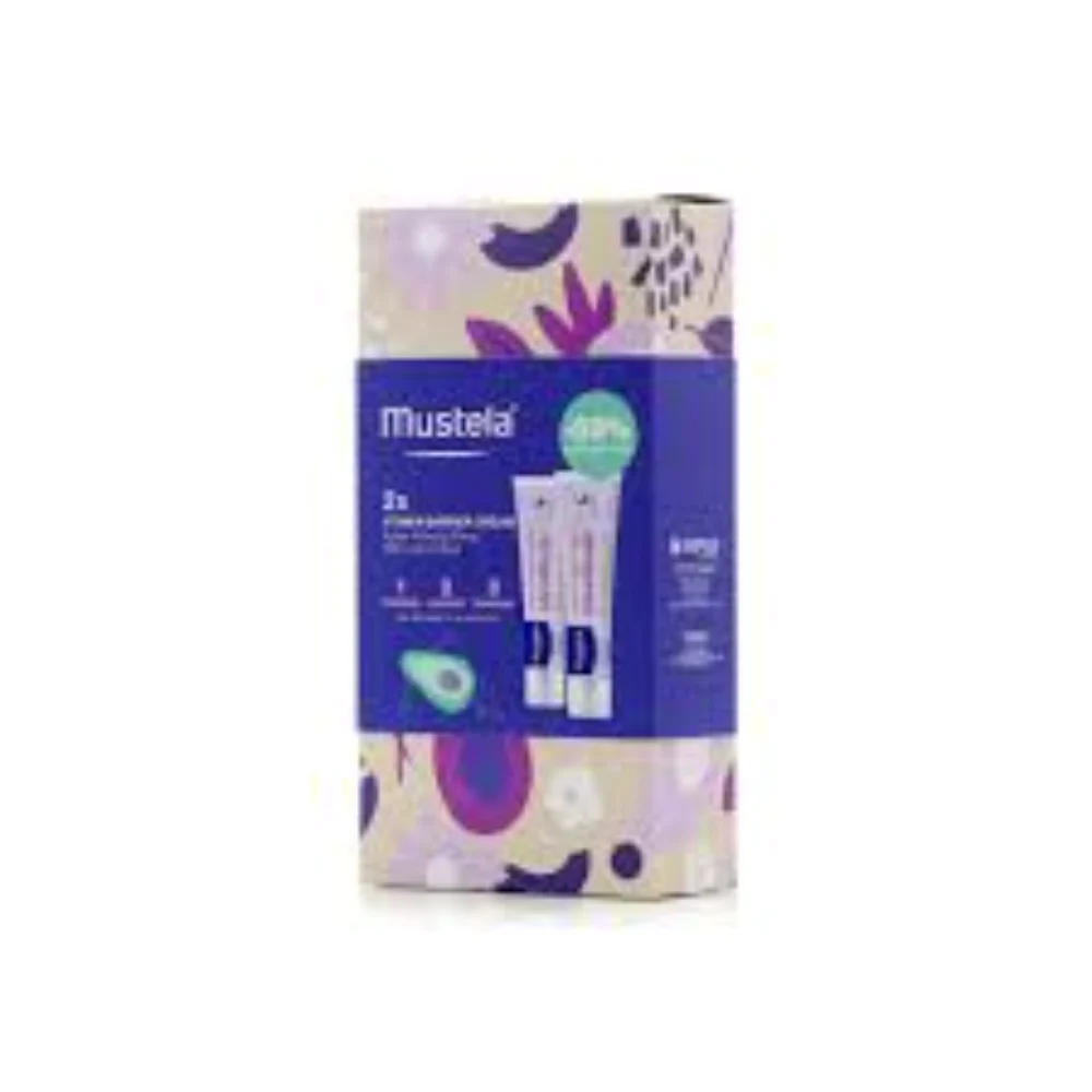 Mustela Vitamin Barrier Cream Κρέμα για την Αλλαγή Πάνας Promo Pack 2x100ml