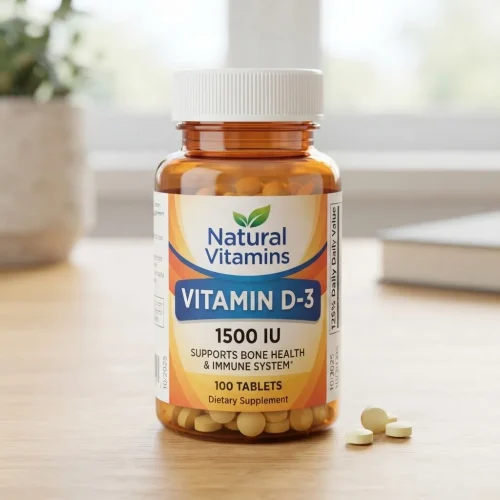 Natural Vitamins D-3 1500 IU, 100tabs