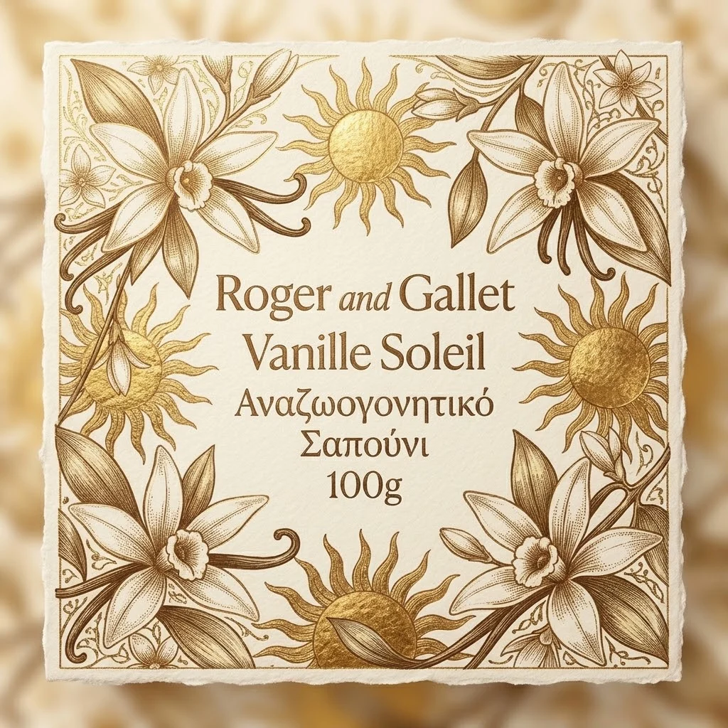 Roger&Gallet Vanille Soleil Αναζωογονητικό Σαπούνι, 100g