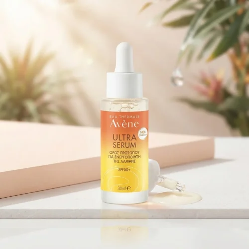 Avene Eau Thermale Ultra Serum &Omicron;&rho;ό&sigmaf; &Pi;&rho;&omicron;&sigma;ώ&pi;&omicron;&upsilon; &gamma;&iota;&alpha; &Epsilon;&nu;&epsilon;&rho;&gamma;&omicron;&pi;&omicron;ί&eta;&sigma;&eta; &tau;&eta;&sigmaf; &Lambda;ά&mu;&psi;&eta;&sigmaf; SPF50+, 30ml