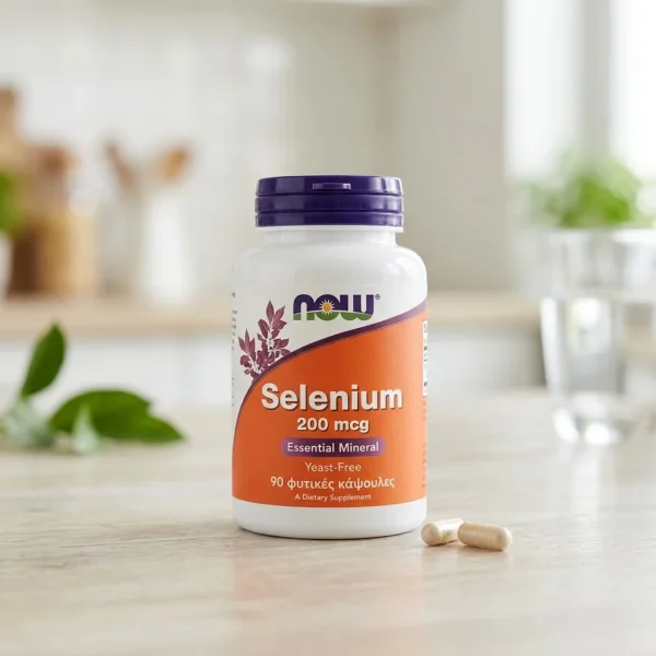 Now Foods Selenium 200mcg 90 &phi;&upsilon;&tau;&iota;&kappa;έ&sigmaf; &kappa;ά&psi;&omicron;&upsilon;&lambda;&epsilon;&sigmaf;