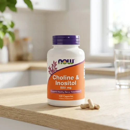 Now Foods Choline & Inositol 500mg 100 &kappa;ά&psi;&omicron;&upsilon;&lambda;&epsilon;&sigmaf;