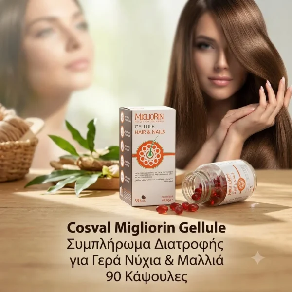 Cosval Migliorin Gellule &Sigma;&upsilon;&mu;&pi;&lambda;ή&rho;&omega;&mu;&alpha; &Delta;&iota;&alpha;&tau;&rho;&omicron;&phi;ή&sigmaf; &gamma;&iota;&alpha; &Gamma;&epsilon;&rho;ά &Nu;ύ&chi;&iota;&alpha; & &Mu;&alpha;&lambda;&lambda;&iota;ά 90 &Kappa;ά&psi;&omicron;&upsilon;&lambda;&epsilon;&sigmaf;