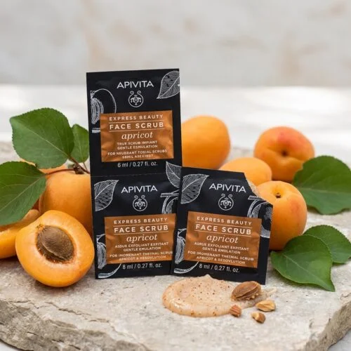 Apivita Express Beauty Face Scrub Apricot, 2x8ml