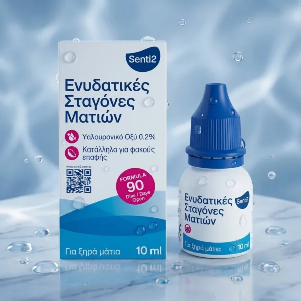 Senti2 Ενυδατικές Οφθαλμικές Σταγόνες 10ml