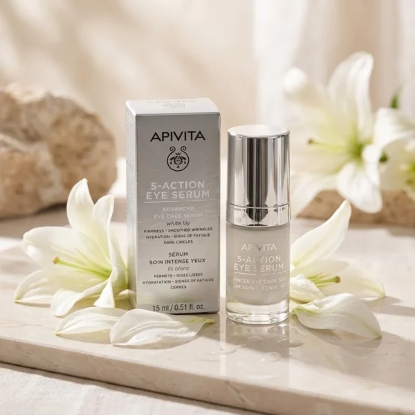 Apivita 5 Action Eye Serum Αντιρυτιδικός Ορός Ματιών 15ml
