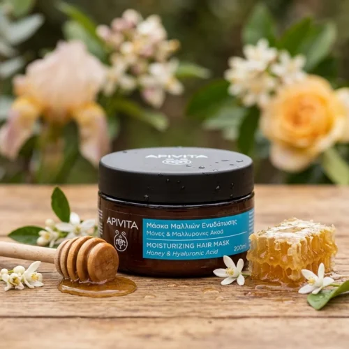 Apivita Μάσκα Μαλλιών Ενυδάτωσης Honey Stb &Υαλουρονικό Οξύ 200ml